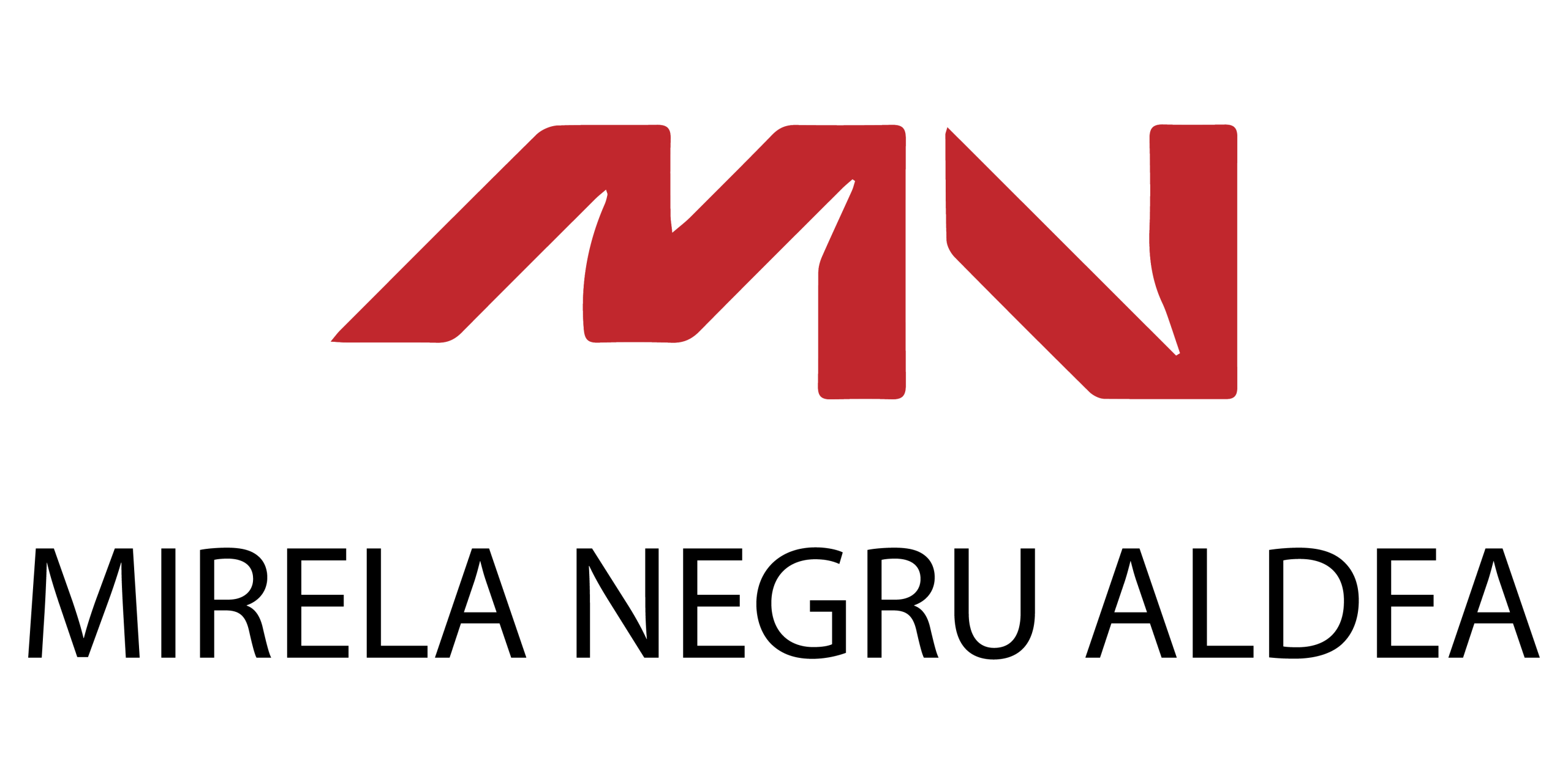 Mirela negru aldea Logo Principal